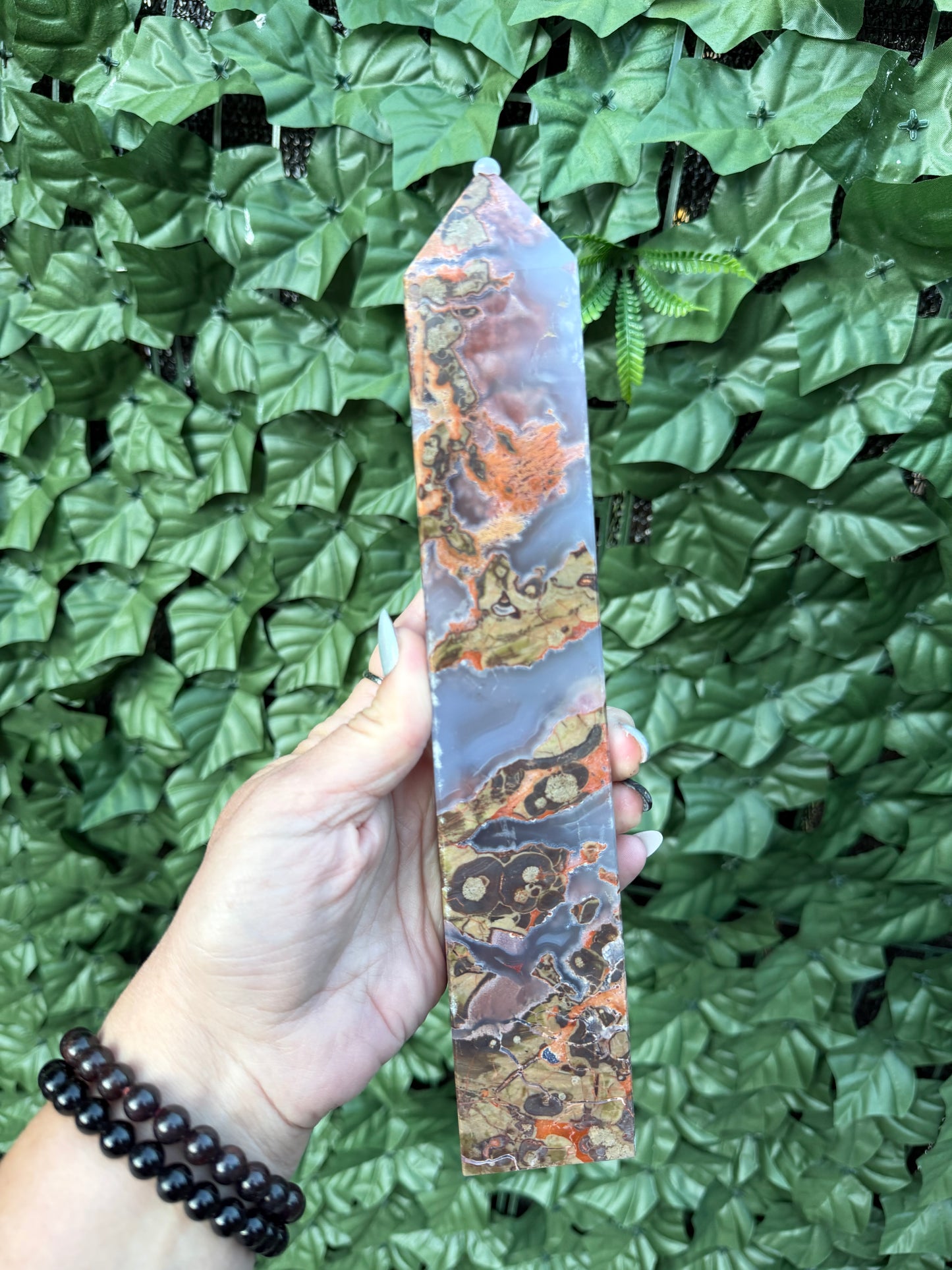 Money Agate Tower M6— Prosperity & Grounding Energy