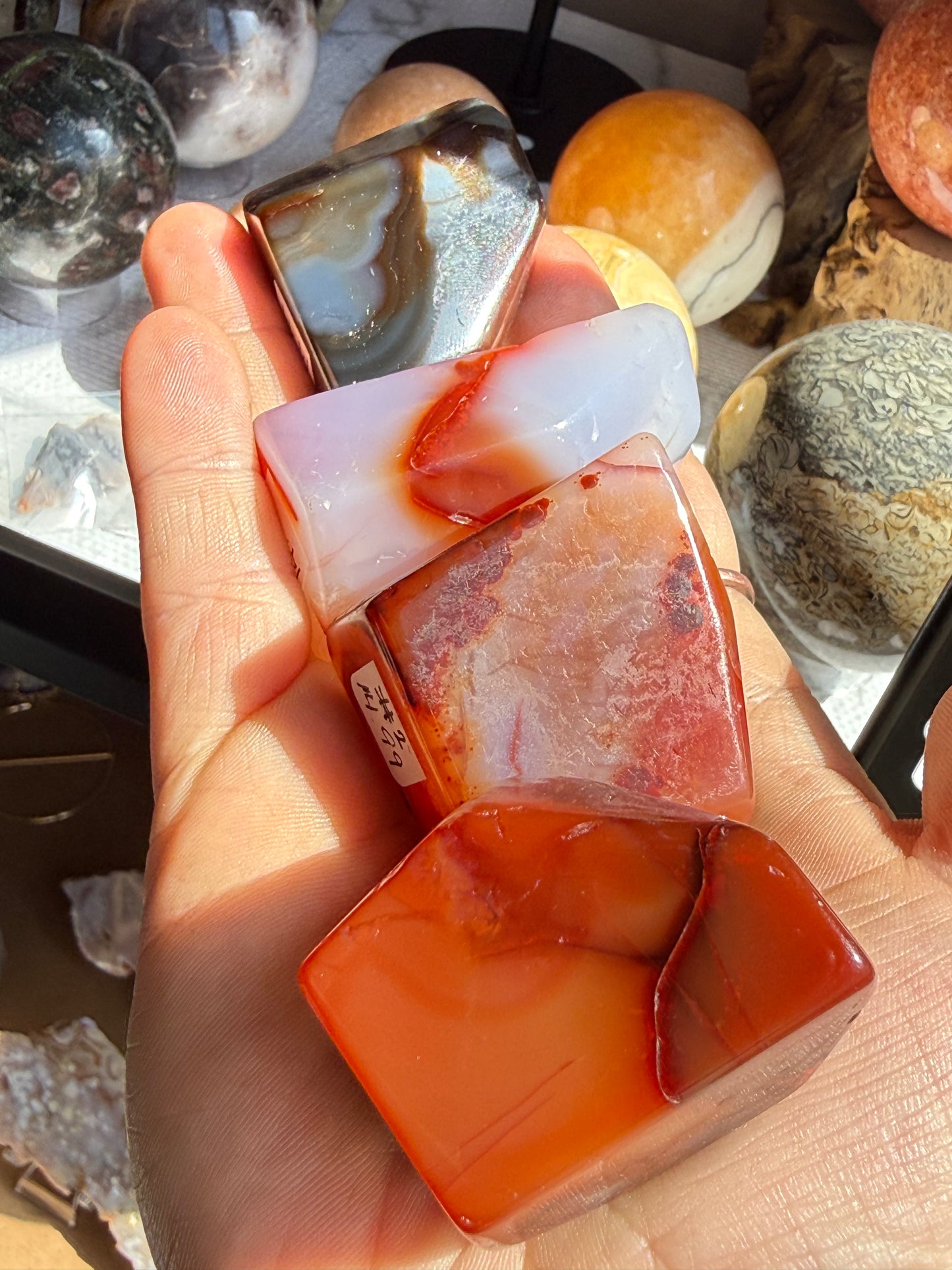 Carnelian Freeform – 2–2.9 oz Polished Crystal for Creativity, Courage & Energizing Vitality