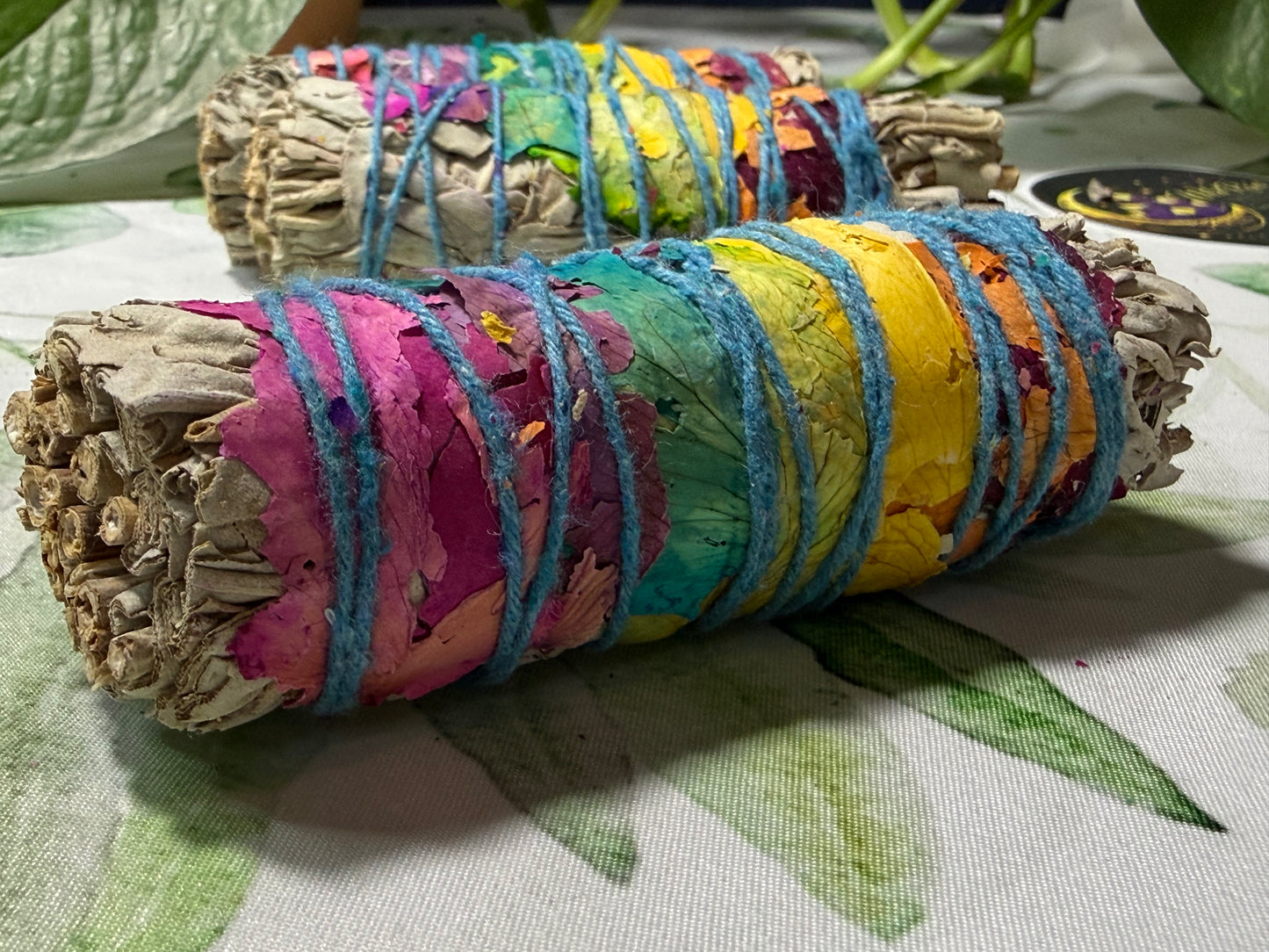 Floral White Sage Smudge Bundle | Cleansing, Renewal & Energy Clearing