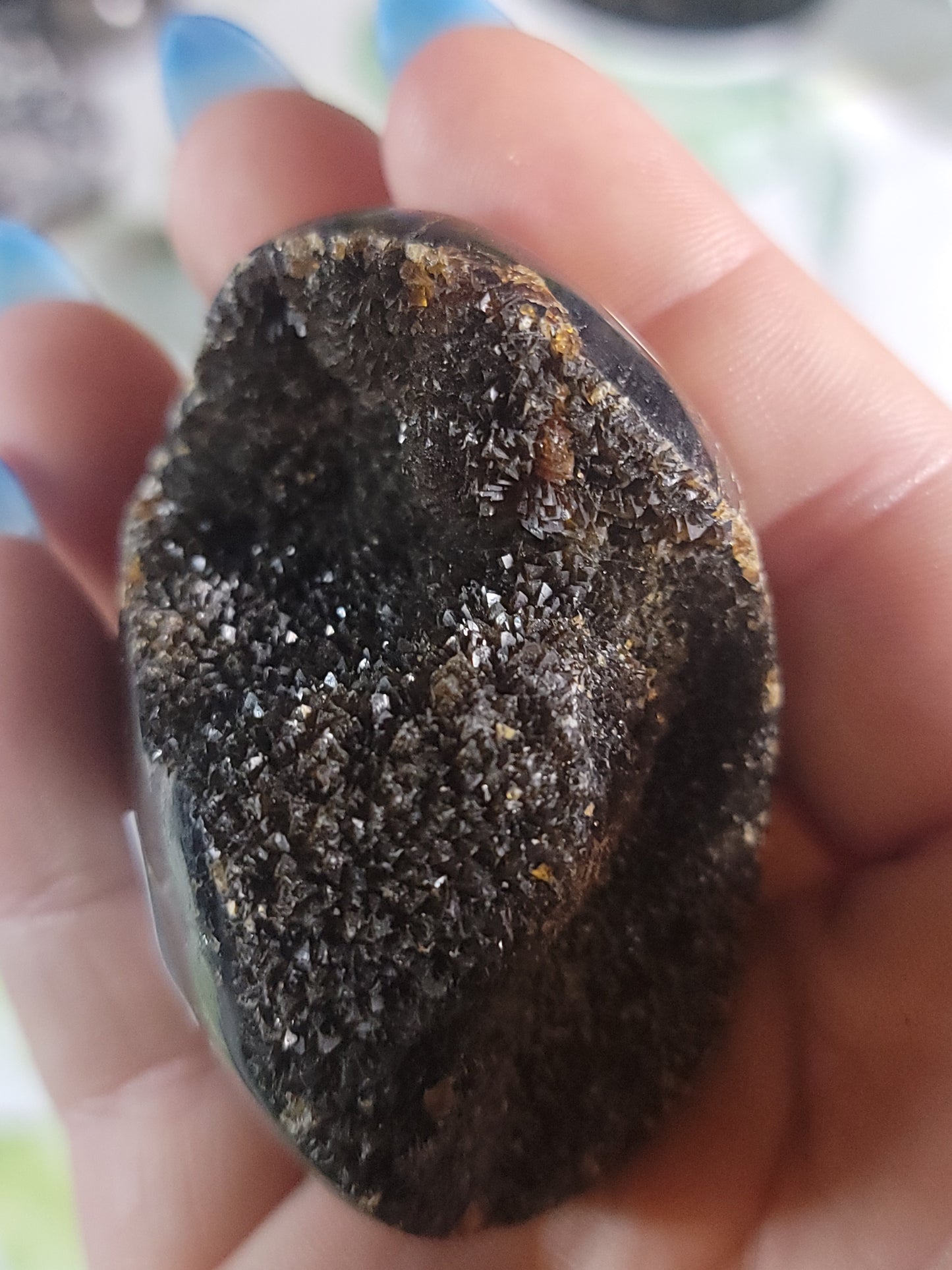 Druzy Septarian Egg Small - Grounding • Strength