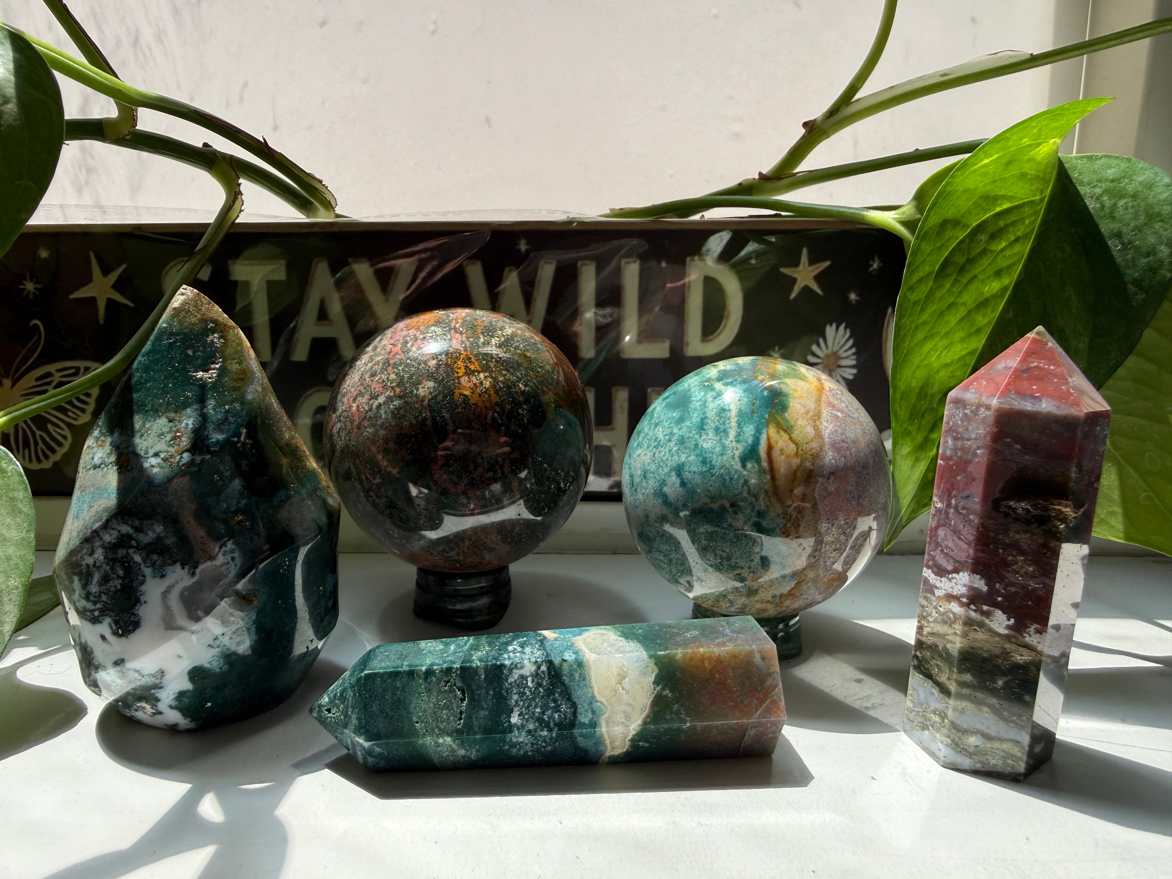 Ocean Jasper — The Stone of Tides & Renewal