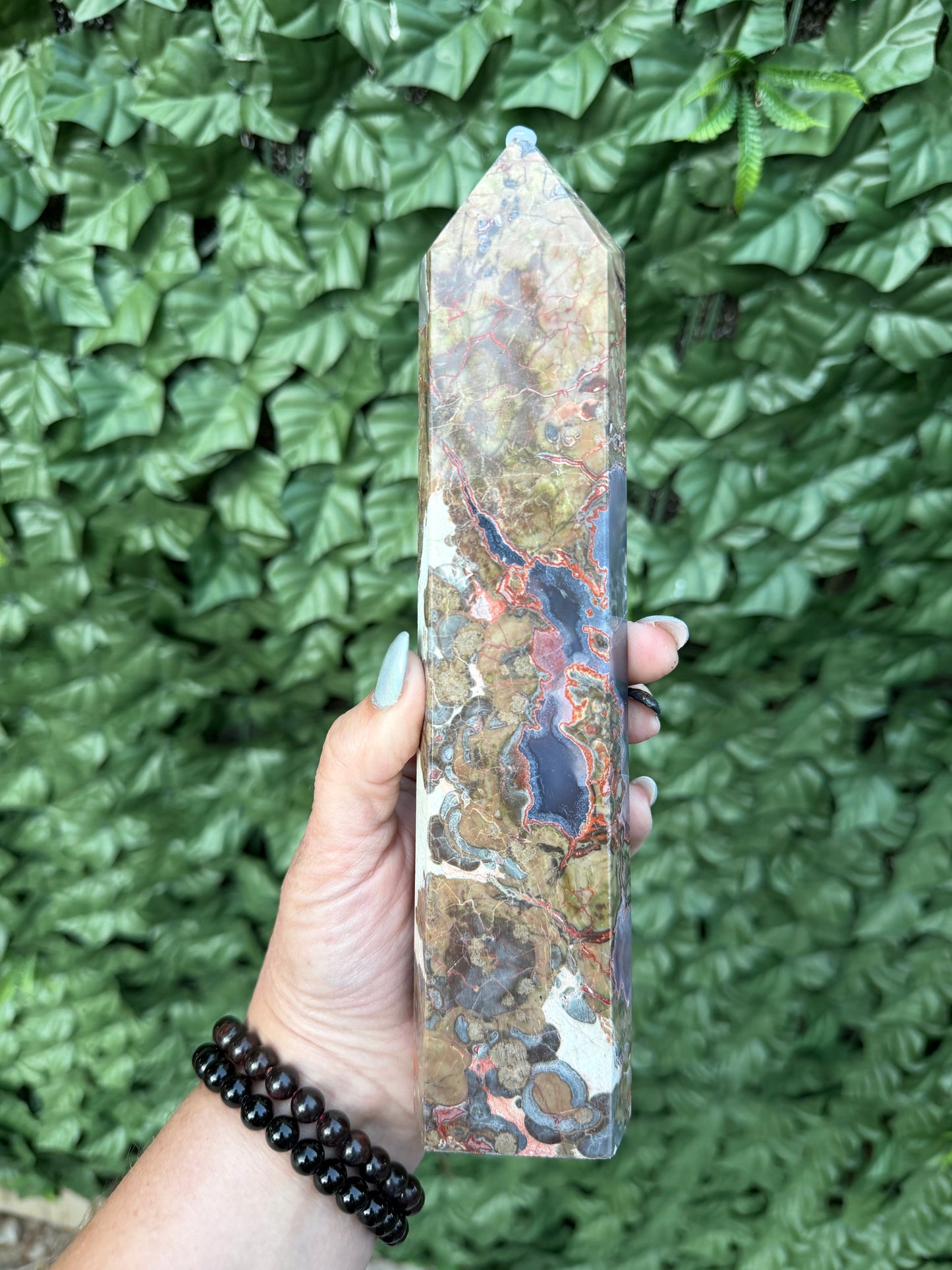 Money Agate Tower M9 — Prosperity & Grounding Energy