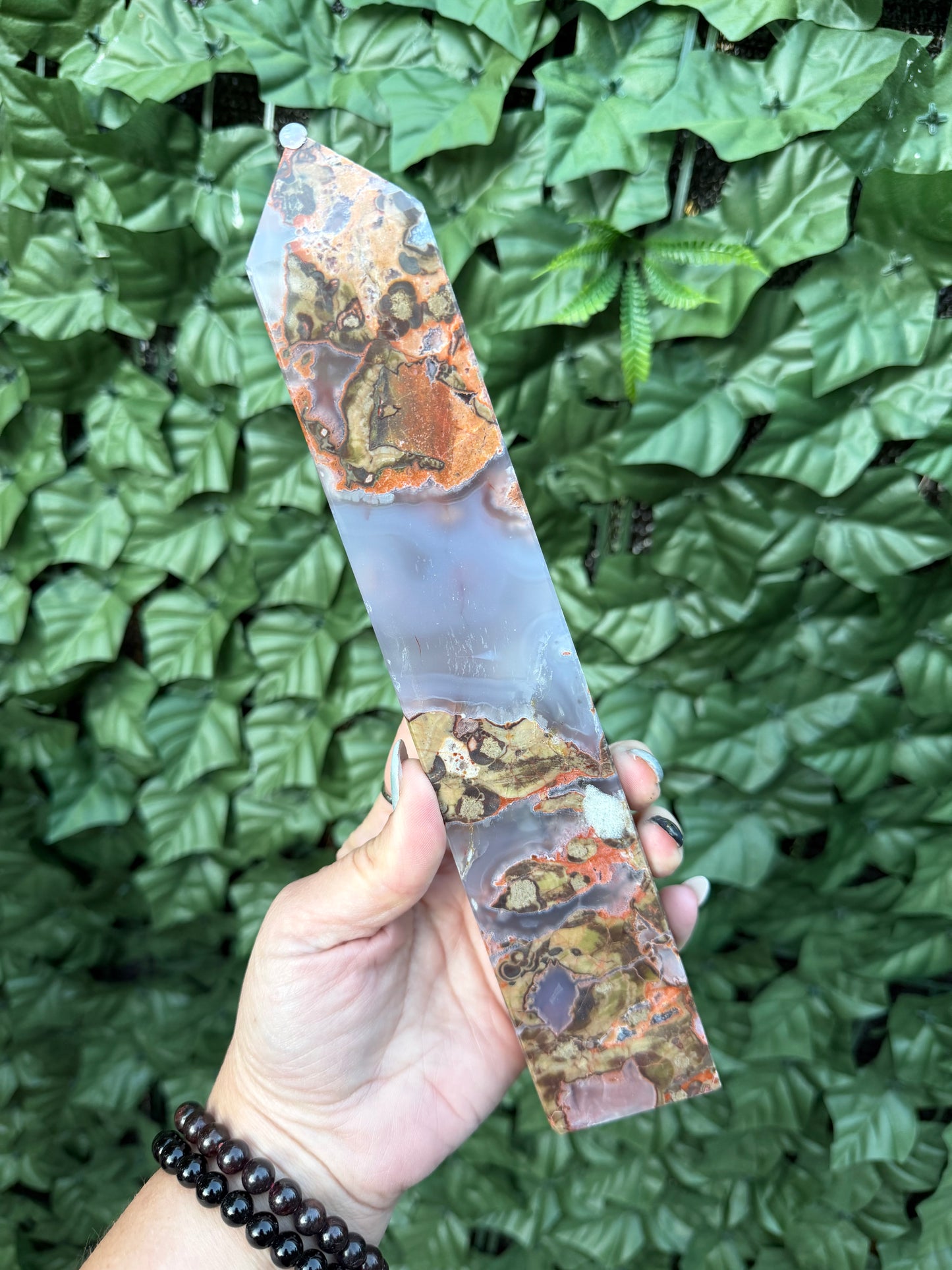 Money Agate Tower M6— Prosperity & Grounding Energy