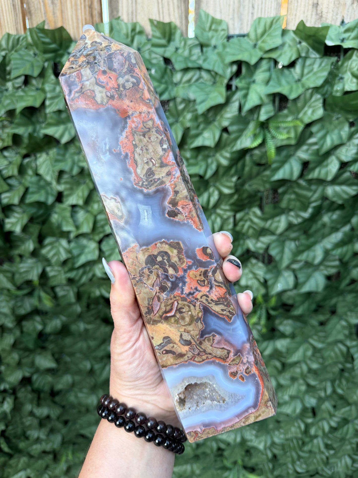 Money Agate Tower M1 — Prosperity & Grounding Energy