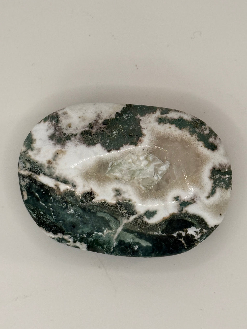Small Unicorn Jasper Palm Stone – Pastel Swirled Crystal for Joy, Balance & Calm