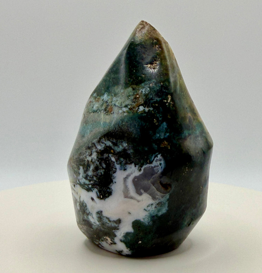 Medium Ocean Jasper Flame – Coastal Swirled Crystal for Joy, Renewal & Heart‑Healing Energy