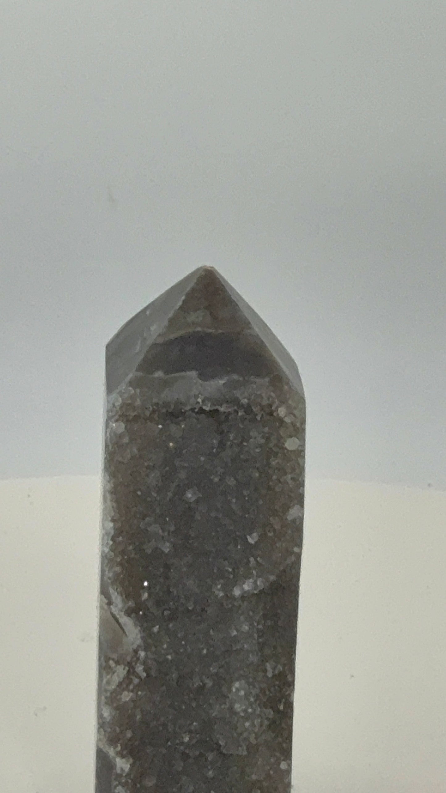 Sphalerite Tower 1.1 oz – Metallic Druzy Crystal Point for Grounding, Strength & Transformation