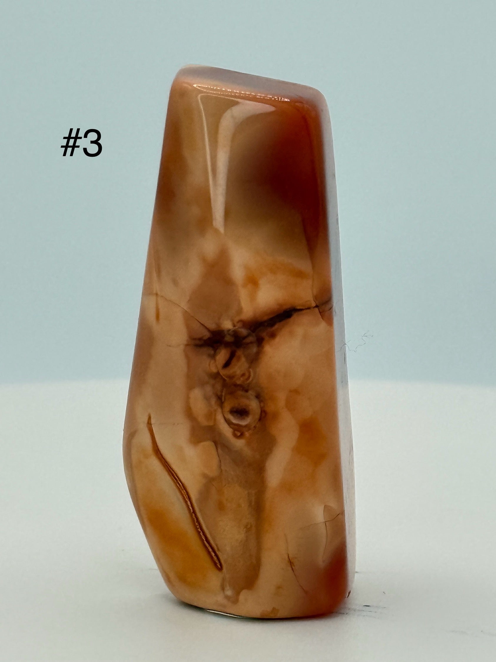 Carnelian Freeform – 1–1.9 oz Polished Crystal for Vitality, Creativity & Confidence