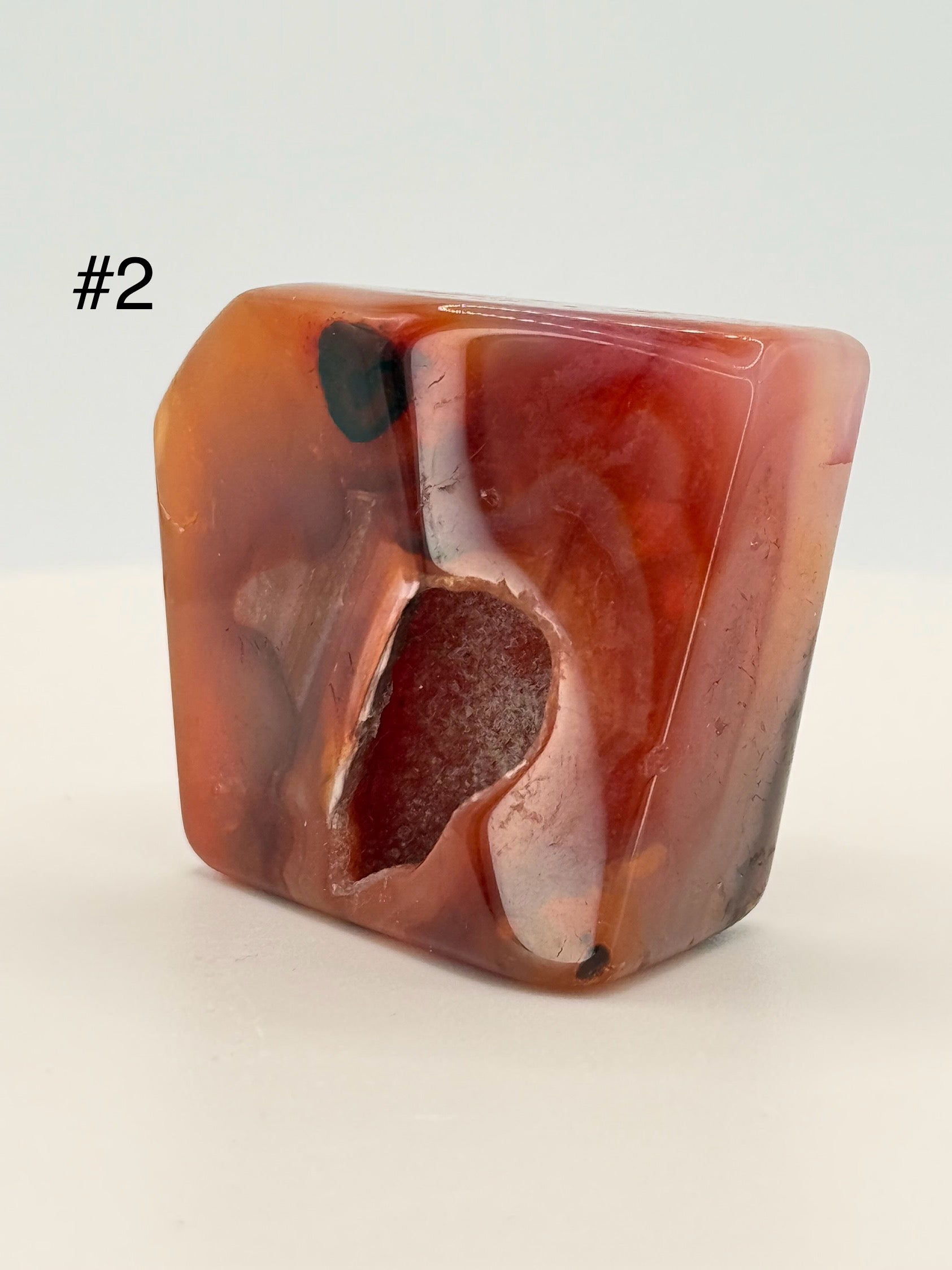 Carnelian Freeform – 2–2.9 oz Polished Crystal for Creativity, Courage & Energizing Vitality