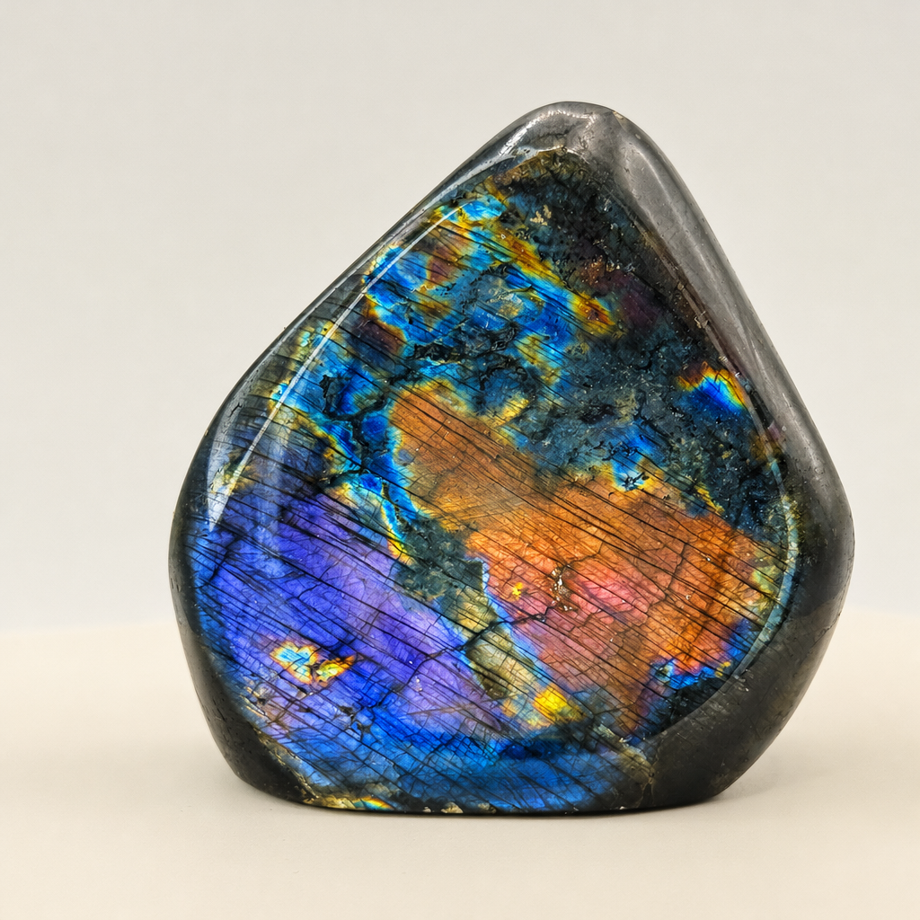 Labradorite – XL- 1lb+ Iridescent Crystal for Protection, Intuition & Transformation