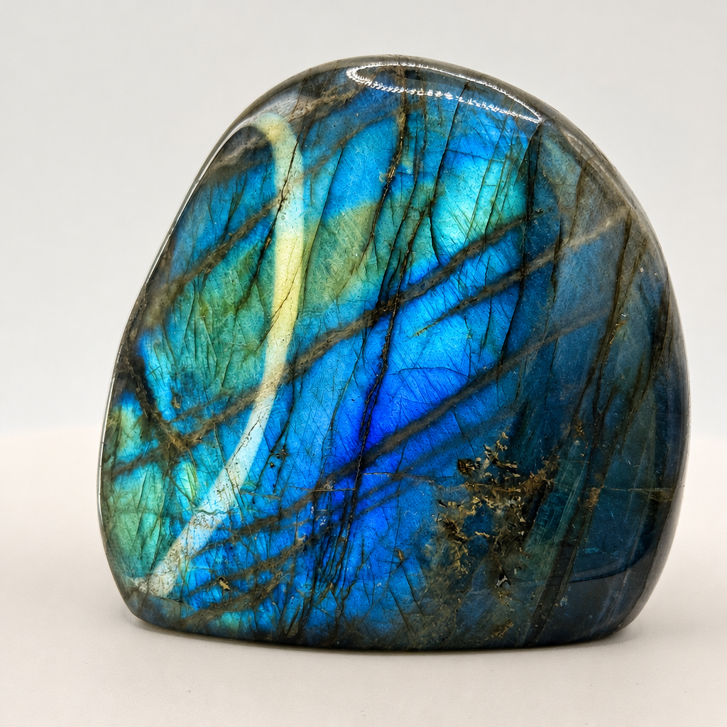 Labradorite – XL- 1lb+ Iridescent Crystal for Protection, Intuition & Transformation