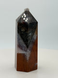 Starry Agate Tower 1.9–2.9 oz – Polished Crystal Point for Cosmic Calm, Balance & Celestial Beauty