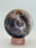 Fluorite–Sphalerite Sphere #3 – Polished Crystal for Clarity, Grounding & Transformative Insight