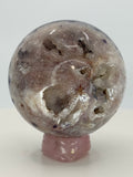 Fluorite–Sphalerite Sphere #1 – Polished Crystal for Insight, Grounding & Transformation