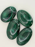 Malachite Palm Stone – Premium Green Crystal for Protection, Transformation & Strength