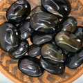 Rainbow Obsidian Palm Stone – Polished Crystal with Iridescent Sheen for Protection & Emotional Healing