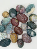 Ocean Jasper Tumbled Stones – Polished Joy & Renewal Crystals for Heart Healing & Positivity