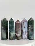 Ocean Jasper Tower – Polished Point for Joy, Renewal & Heart‑Healing Coastal Energy