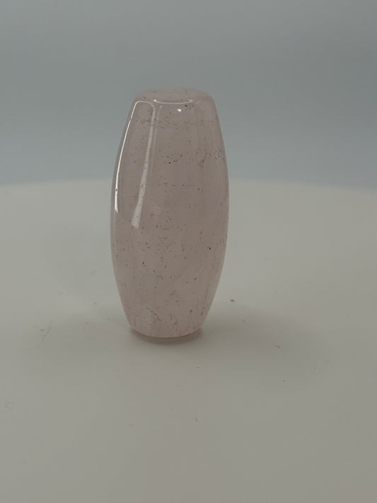 Rose Quartz Pocket Worry Stone – Polished Thumb Stone for Love, Peace & Emotional Healing