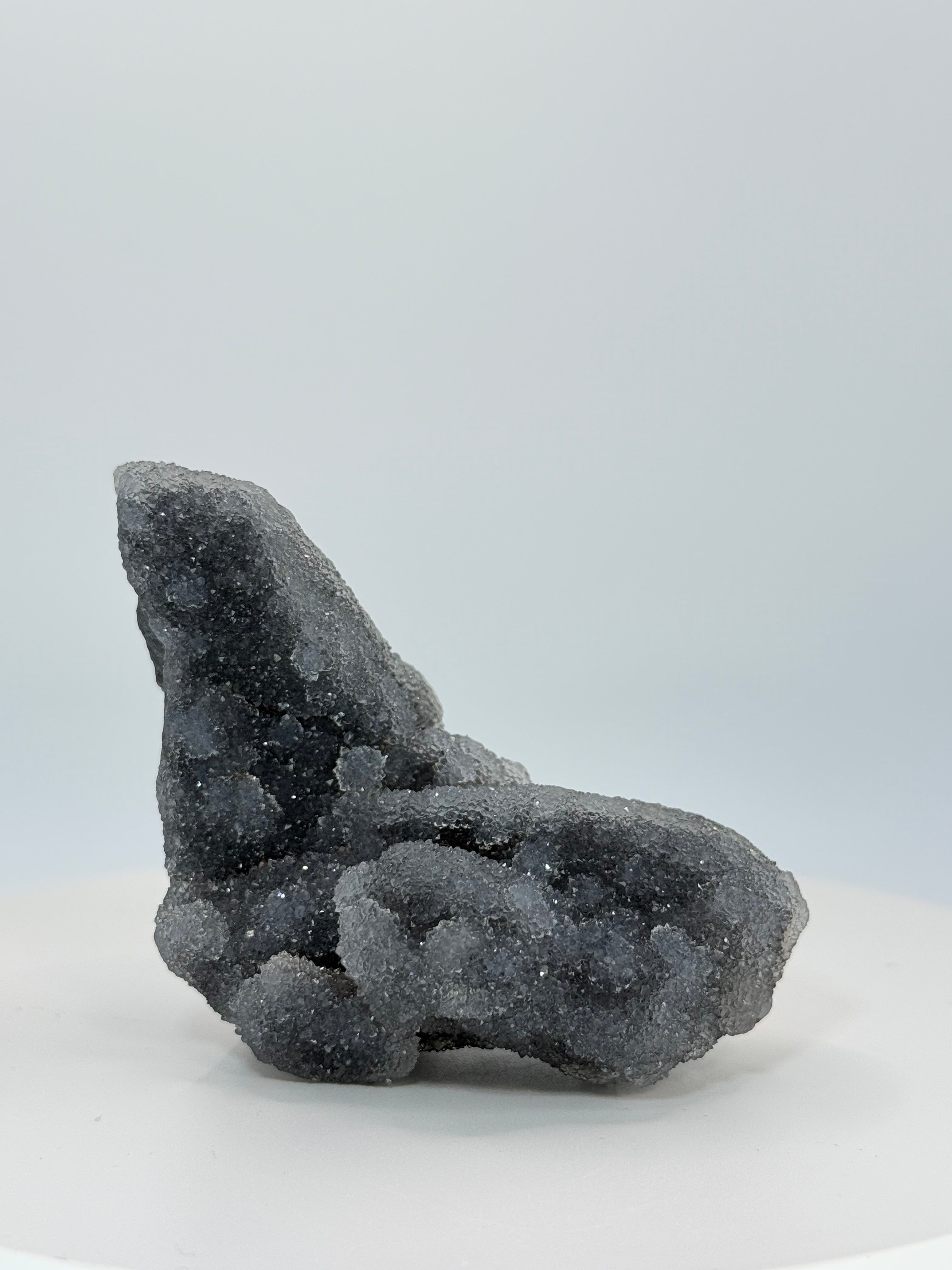 Sphalerite Specimen #4 – Metallic Crystal Cluster with Druzy Sparkle for Grounding & Transformation