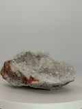 Quartz Cluster on Ironstone/Jasper Matrix – Natural Sparkling Crystal on Earthy Mineral Base