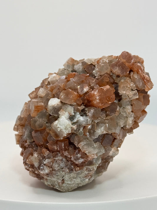 Aragonite Cluster 12.6 oz – Natural Moroccan Crystal for Grounding, Stability & Earth Energy