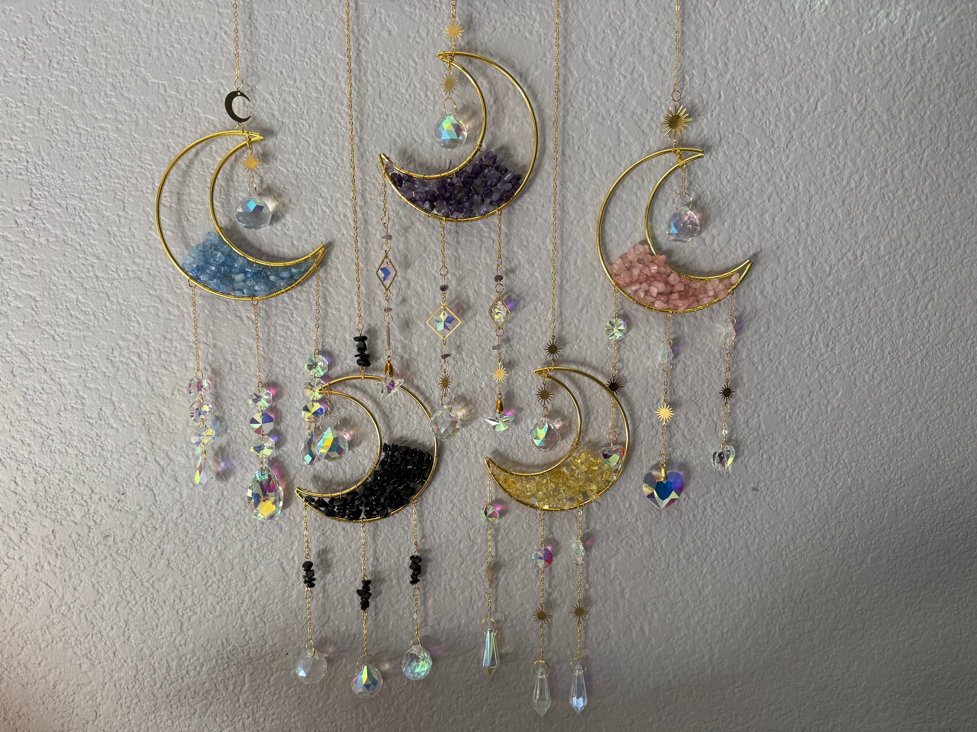 Crystal Suncatcher – Handcrafted Hanging Décor for Light, Balance & Positive Energy