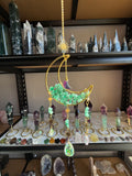 Crystal Suncatchers Large Moon – Handcrafted Hanging Décor for Light, Balance & Positive Energy