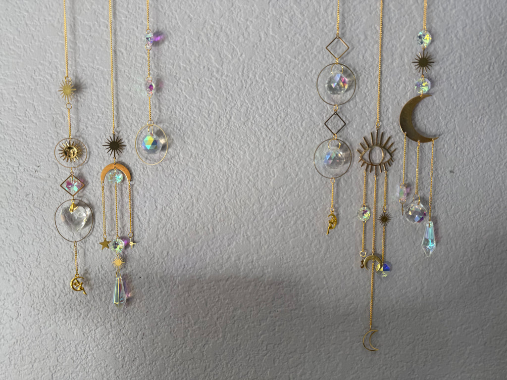 Crystal Suncatcher – Handcrafted Hanging Décor for Light, Balance & Positive Energy