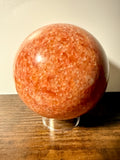 Polished Red Aventurine Sphere – Energizing Crystal Ball for Motivation & Vitality