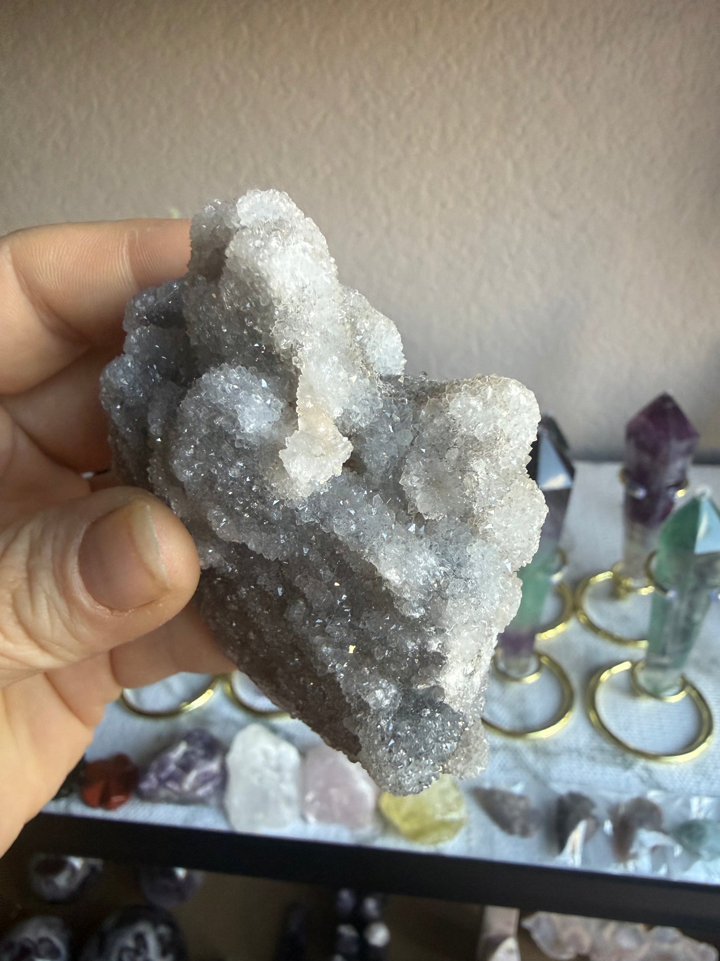 Sphalerite Specimen #1 – Metallic Crystal Cluster for Grounding, Strength & Transformation
