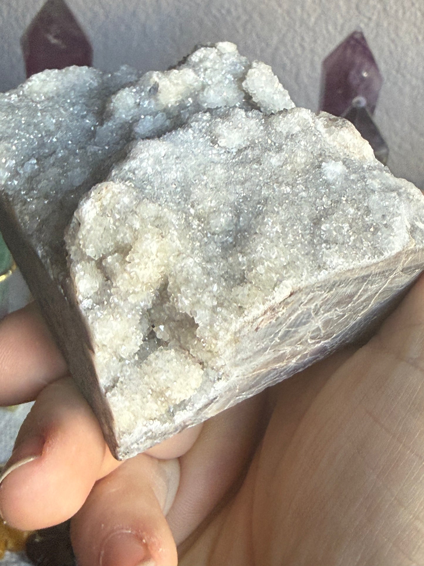 Sphalerite Specimen #2 – Metallic Crystal Cluster with Natural Druzy Sparkle for Grounding & Transformation