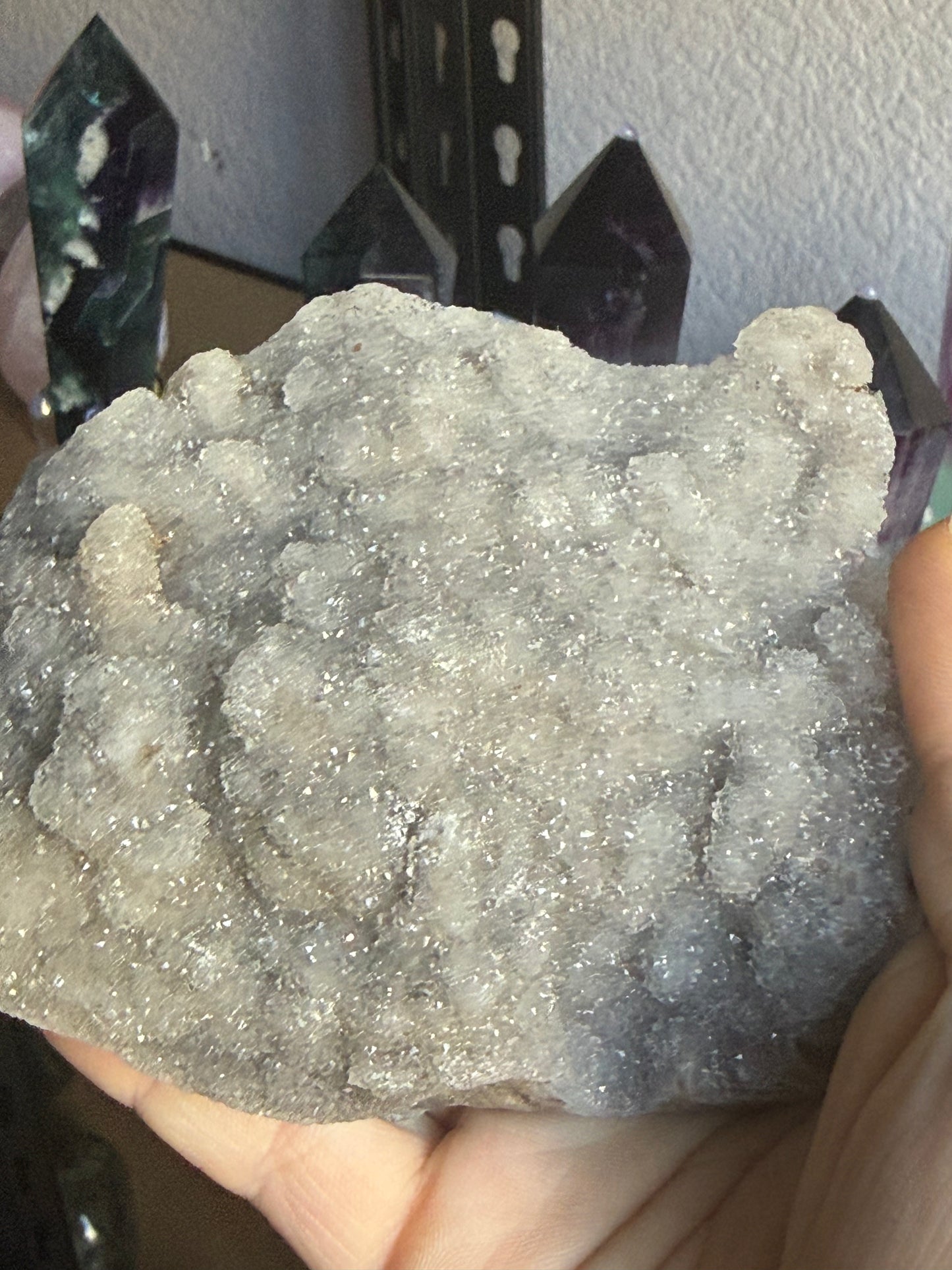 Sphalerite Specimen #3 – Metallic Crystal Cluster with Natural Druzy Sparkle for Grounding & Transformation