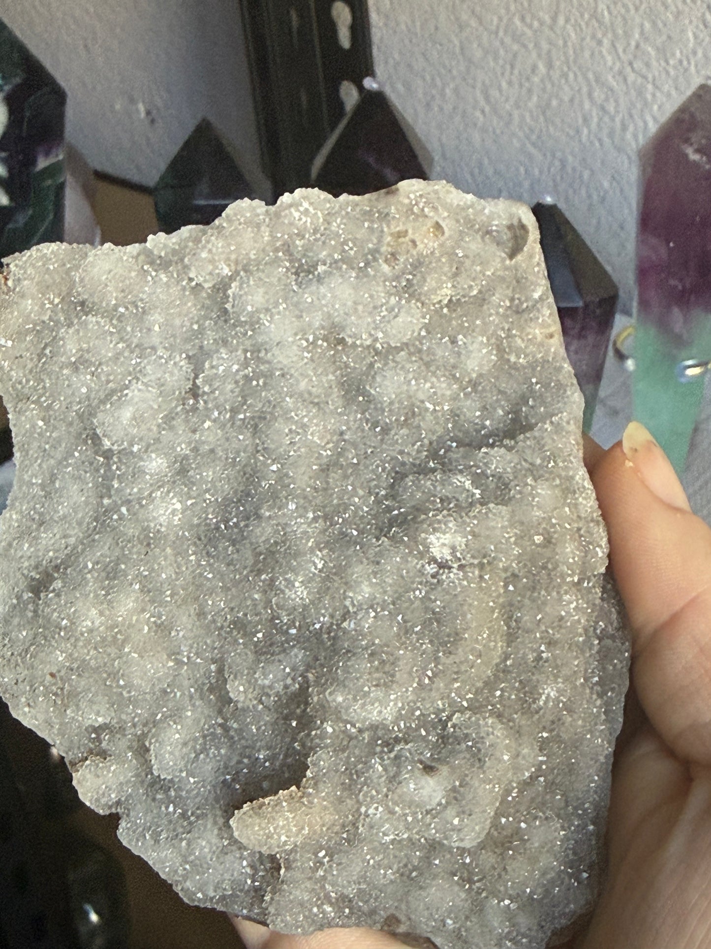 Sphalerite Specimen #3 – Metallic Crystal Cluster with Natural Druzy Sparkle for Grounding & Transformation