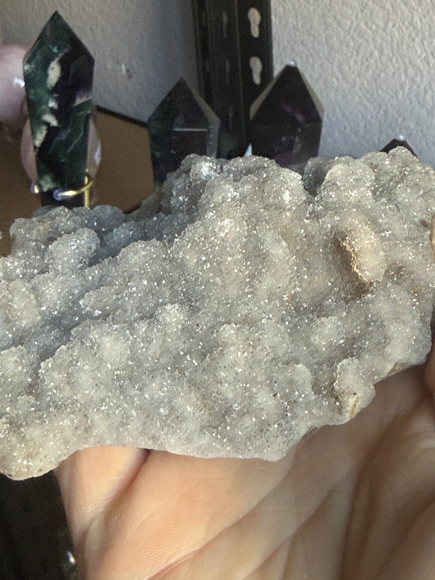 Sphalerite Specimen #3 – Metallic Crystal Cluster with Natural Druzy Sparkle for Grounding & Transformation