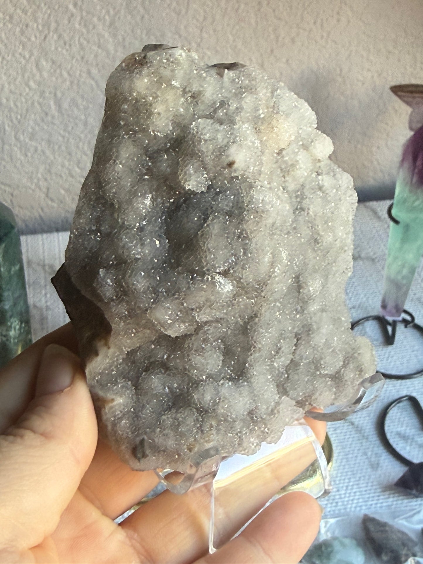Sphalerite Specimen #3 – Metallic Crystal Cluster with Natural Druzy Sparkle for Grounding & Transformation