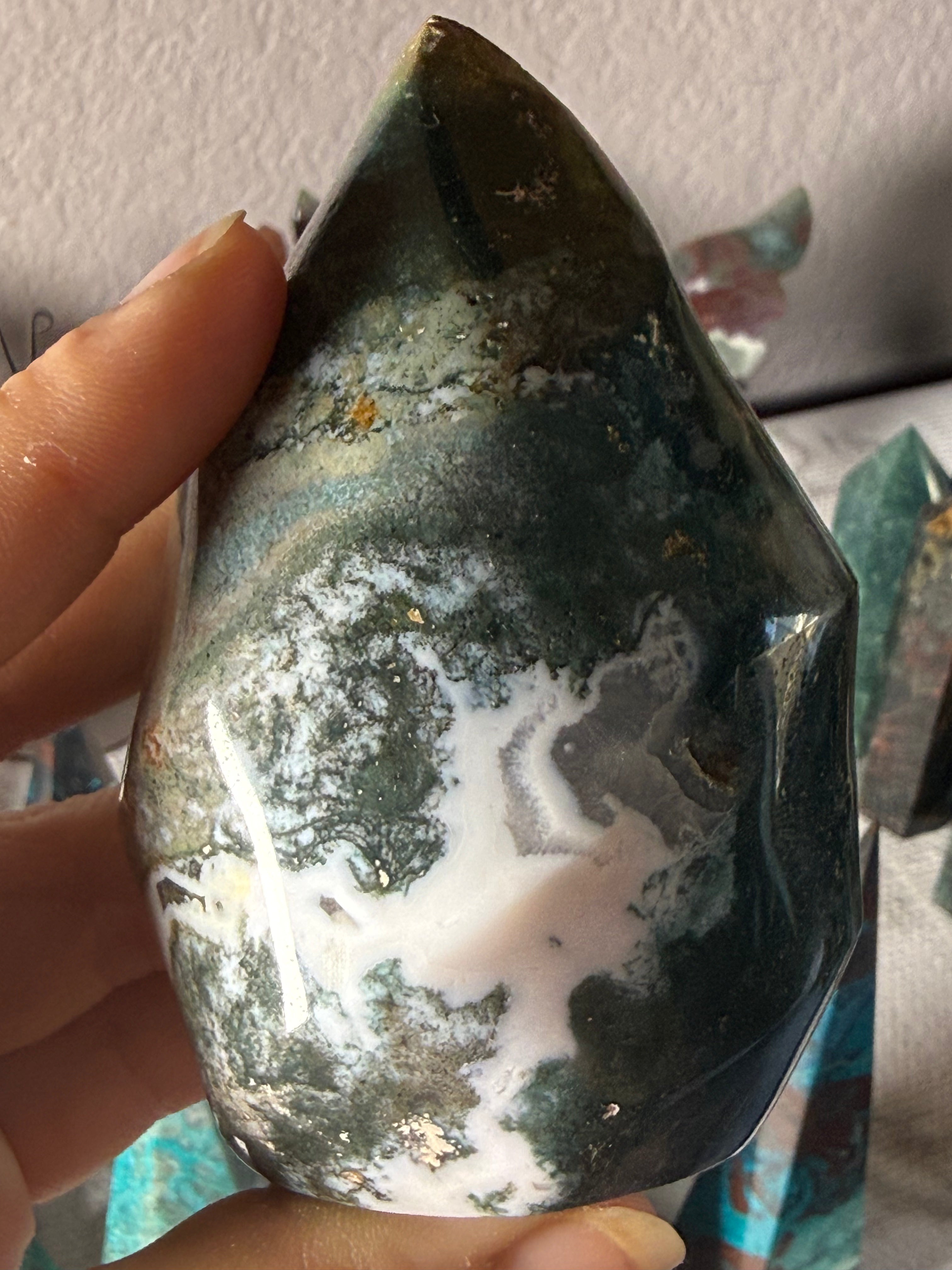 Ocean Jasper Flame | Renewal, Joy & Emotional Flow Crystal