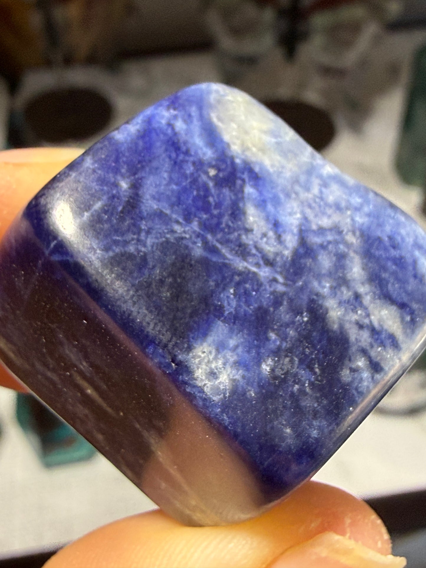 Blue Sodalite Freeform – Polished Crystal for Calming Clarity, Intuition & Inner Truth