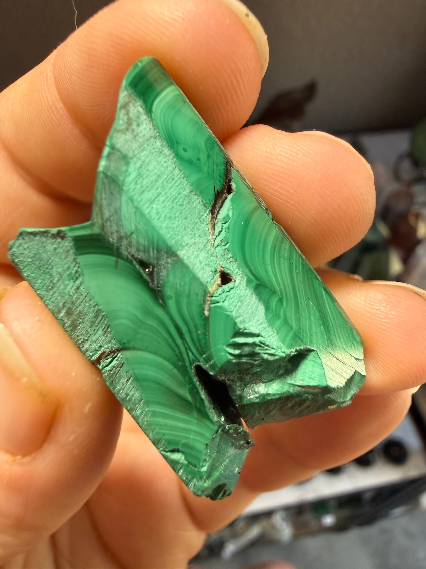 Raw Malachite 0.7 oz – Natural Green Crystal for Protection, Transformation & Emotional Strength