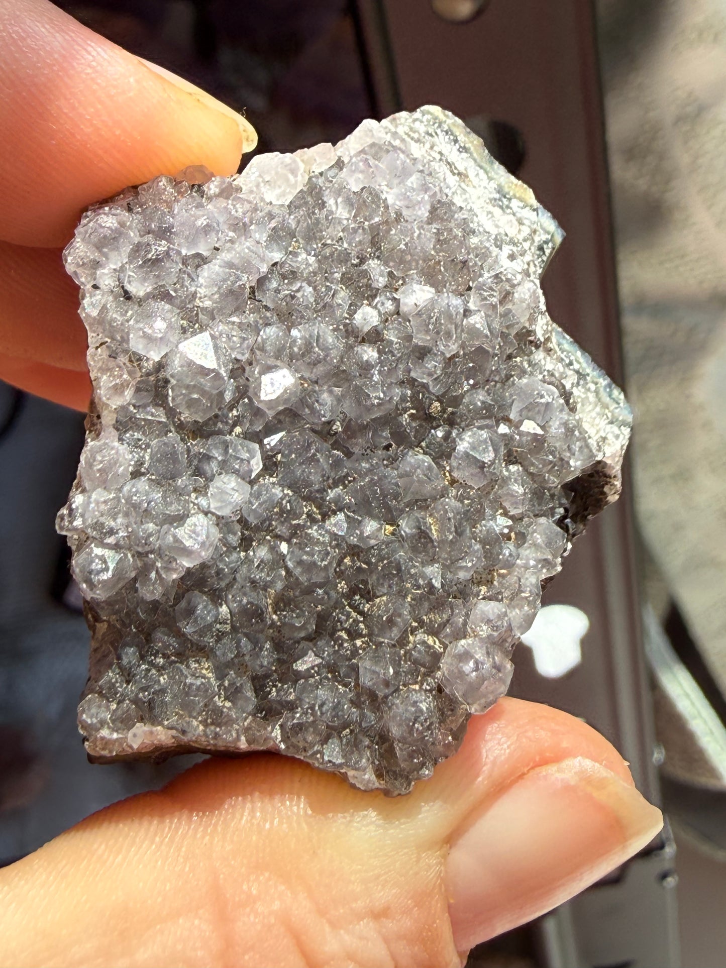 Amethyst Druzy Mini Cluster 1.2 oz – Sparkling Crystal for Calm, Clarity & Positive Energy
