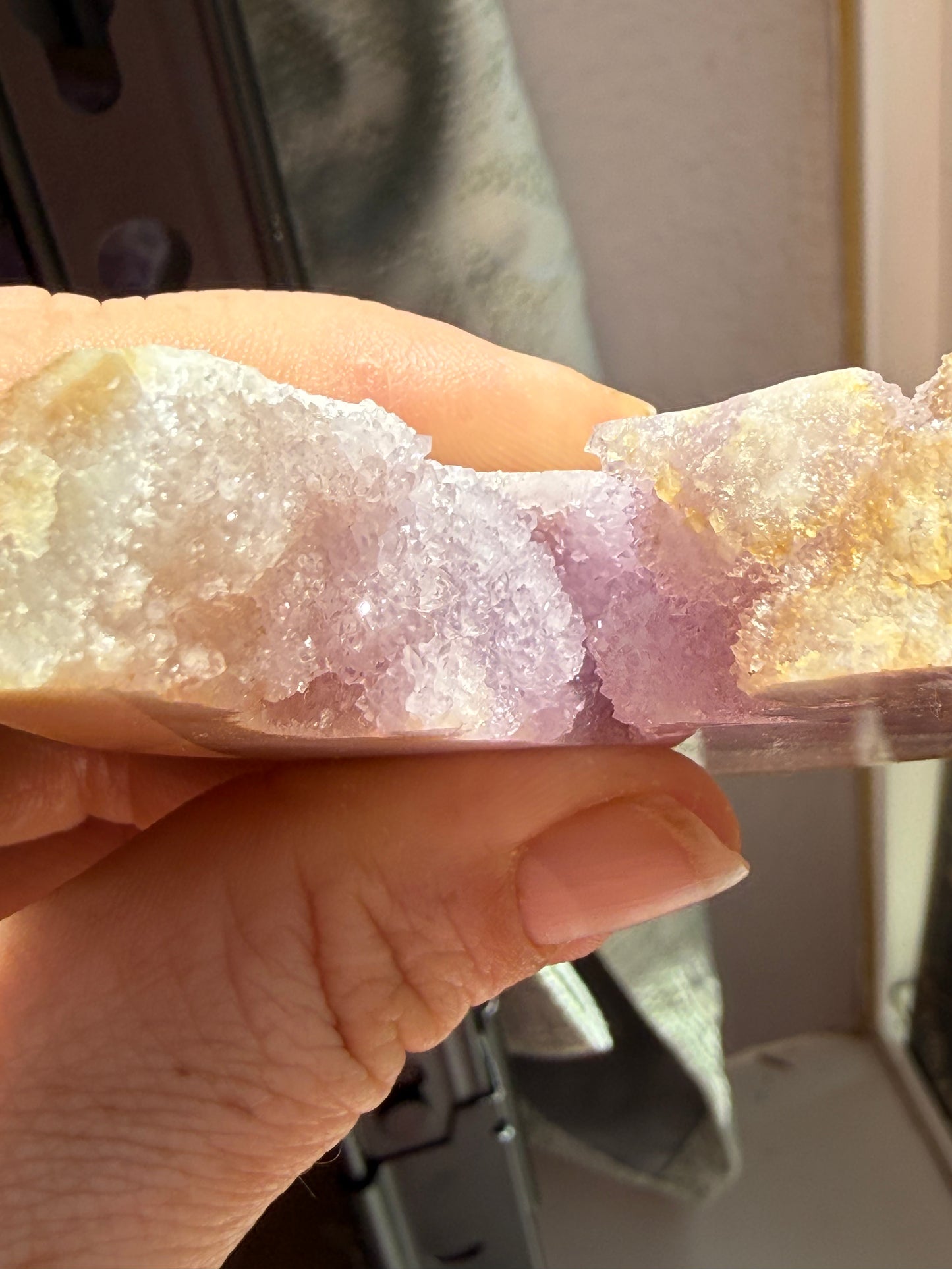 Small Pink Amethyst Slab – Heart‑Healing Crystal for Comfort, Calm & Gentle Emotional Support