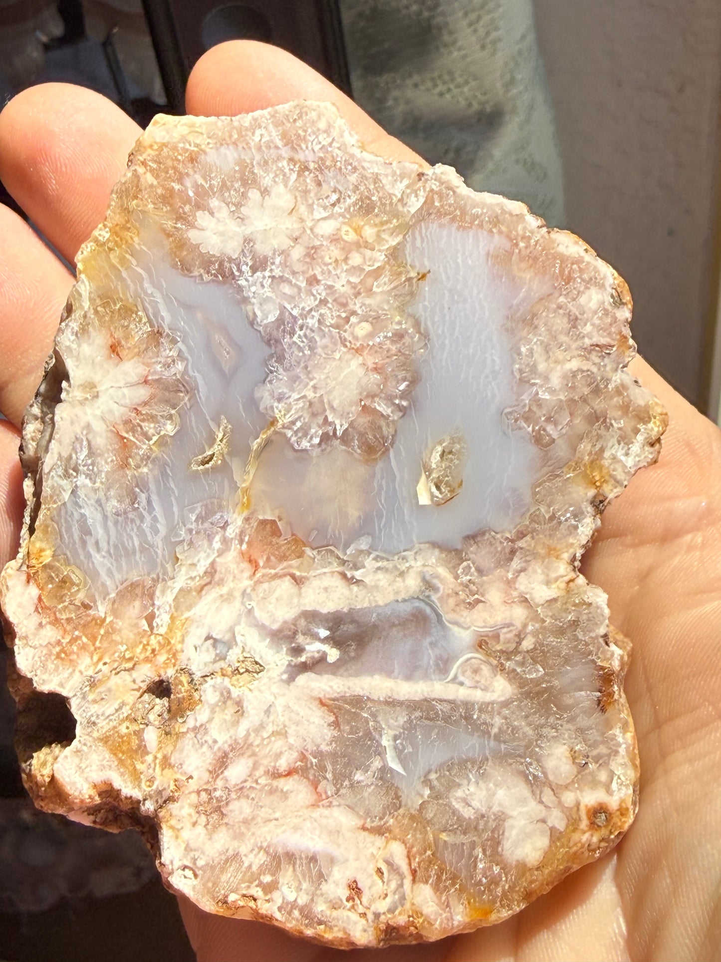 XS Pink Amethyst Slab – Mini Heart‑Healing Crystal for Calm, Comfort & Gentle Energy