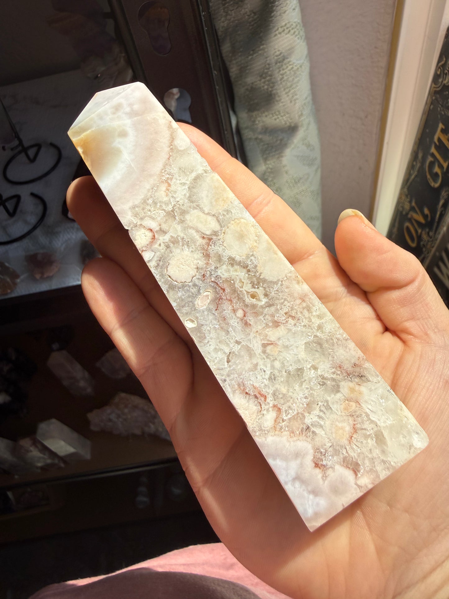 Pink Amethyst Druzy Tower – Sparkling Heart‑Healing Crystal for Comfort, Calm & Emotional Balance