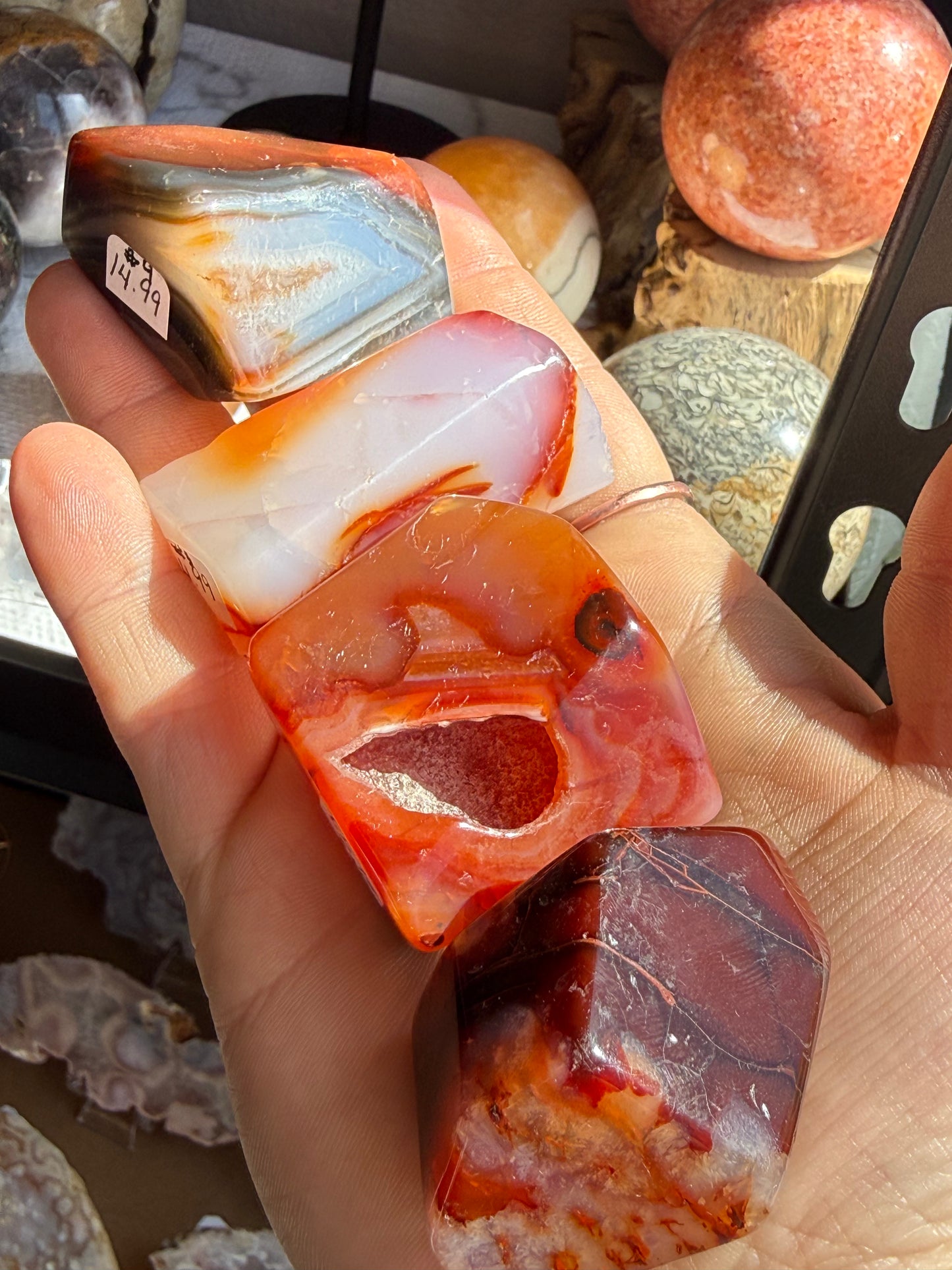 Carnelian Freeform – 2–2.9 oz Polished Crystal for Creativity, Courage & Energizing Vitality