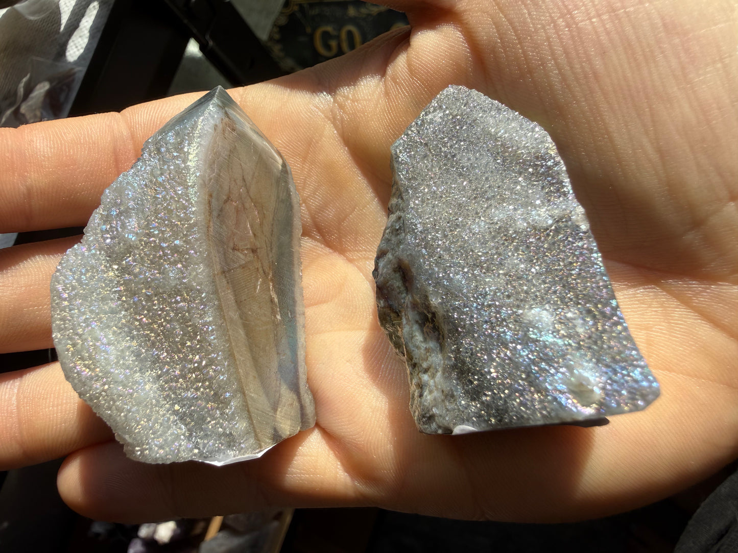 Titanium Aura Quartz – Iridescent Crystal for Energy, Joy & Spiritual Balance