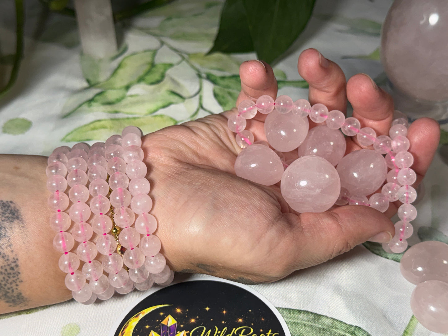 Assorted Crystal Bead Bracelets — Natural Stone Collection