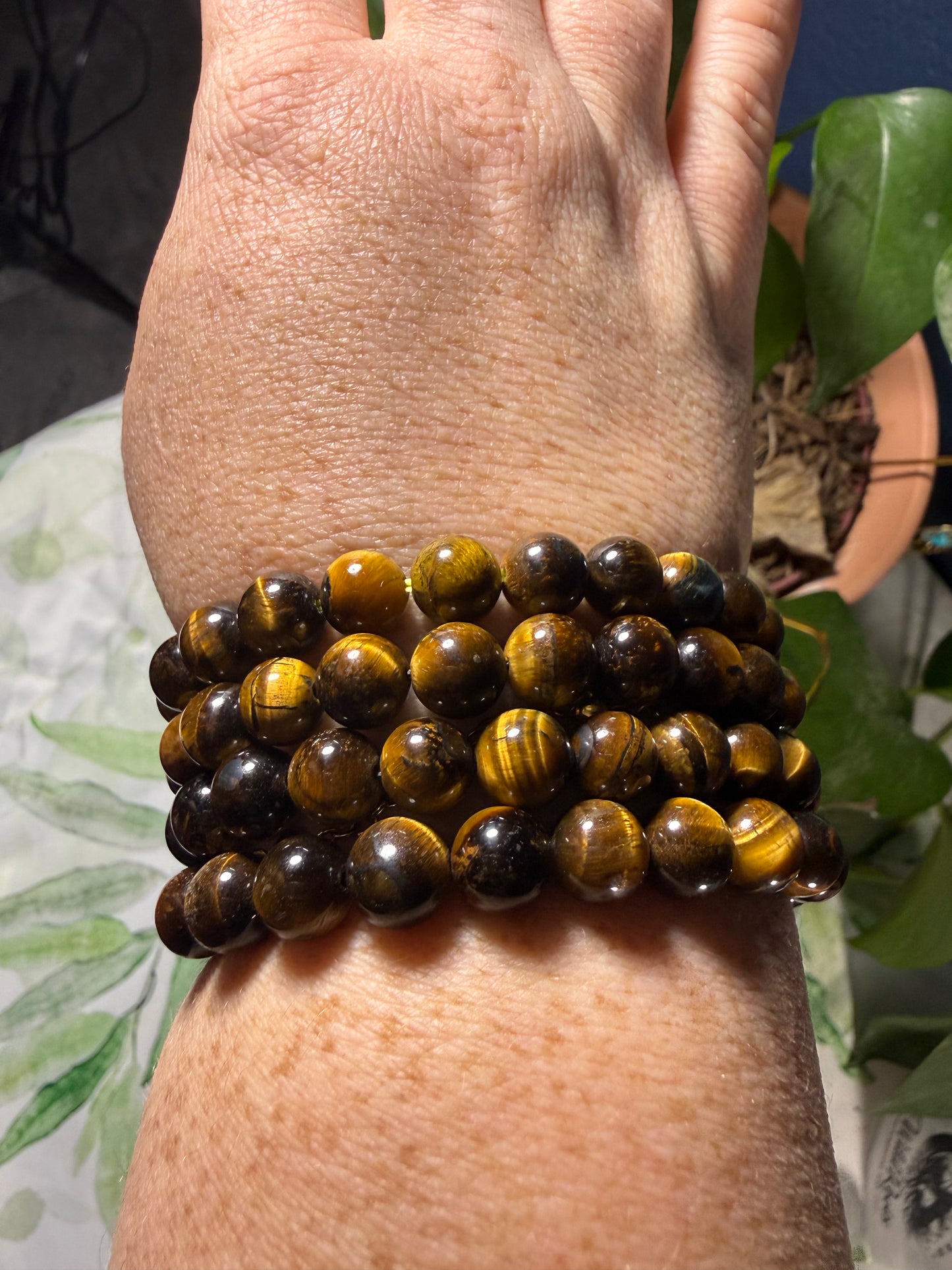 Assorted Crystal Bead Bracelets — Natural Stone Collection