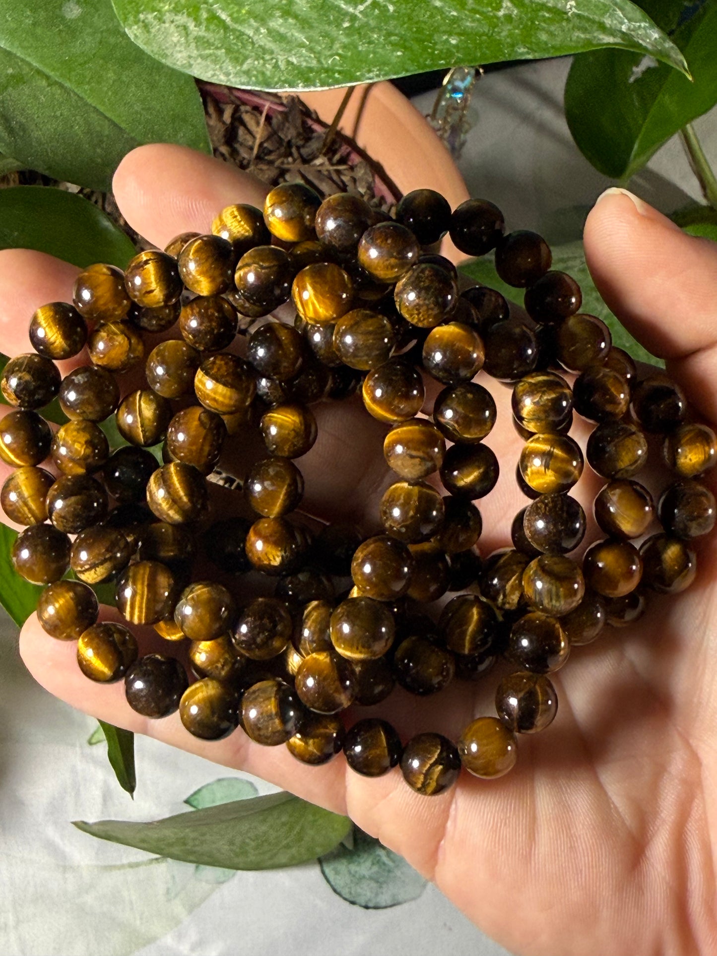 Assorted Crystal Bead Bracelets — Natural Stone Collection