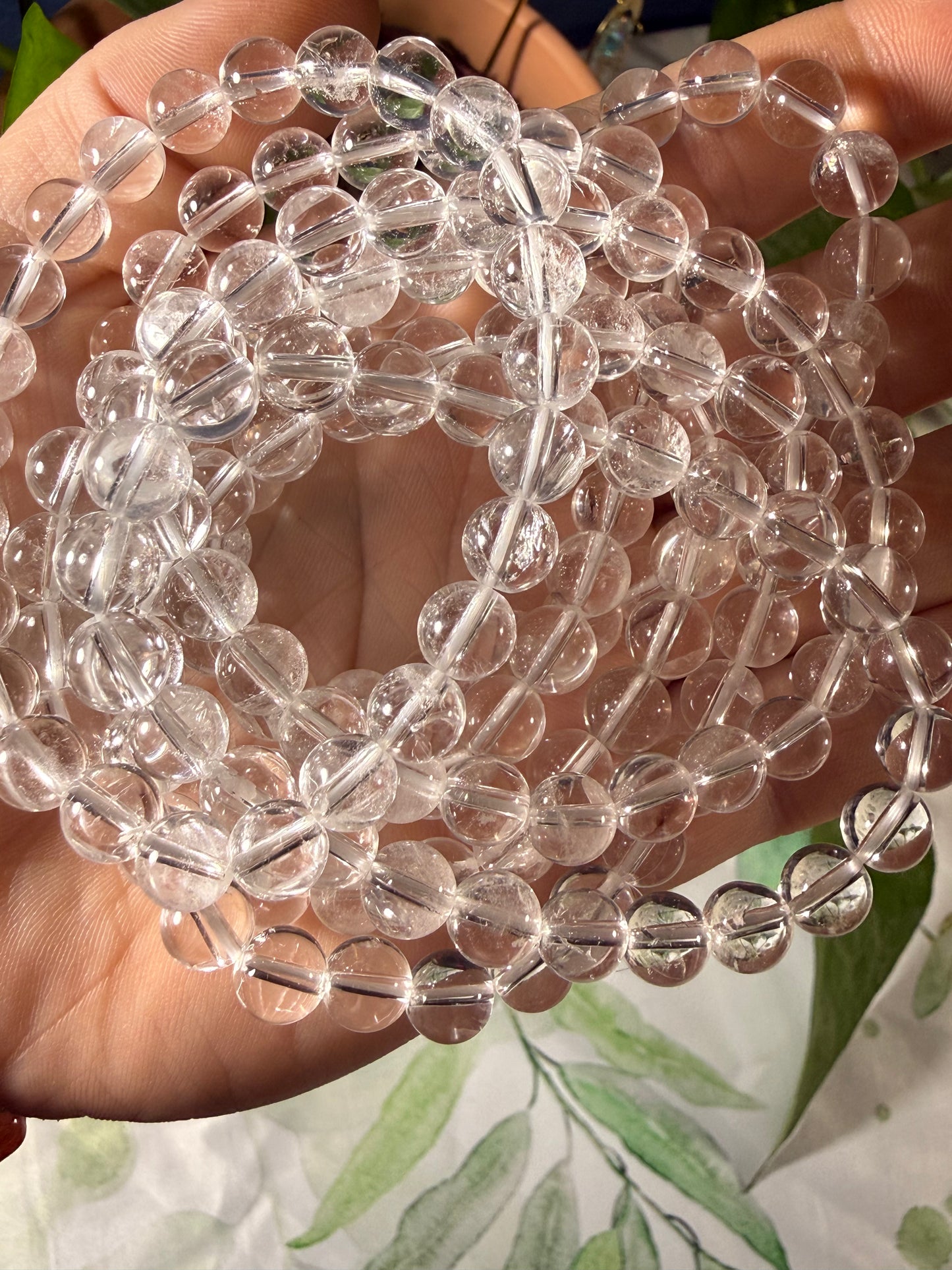 Assorted Crystal Bead Bracelets — Natural Stone Collection