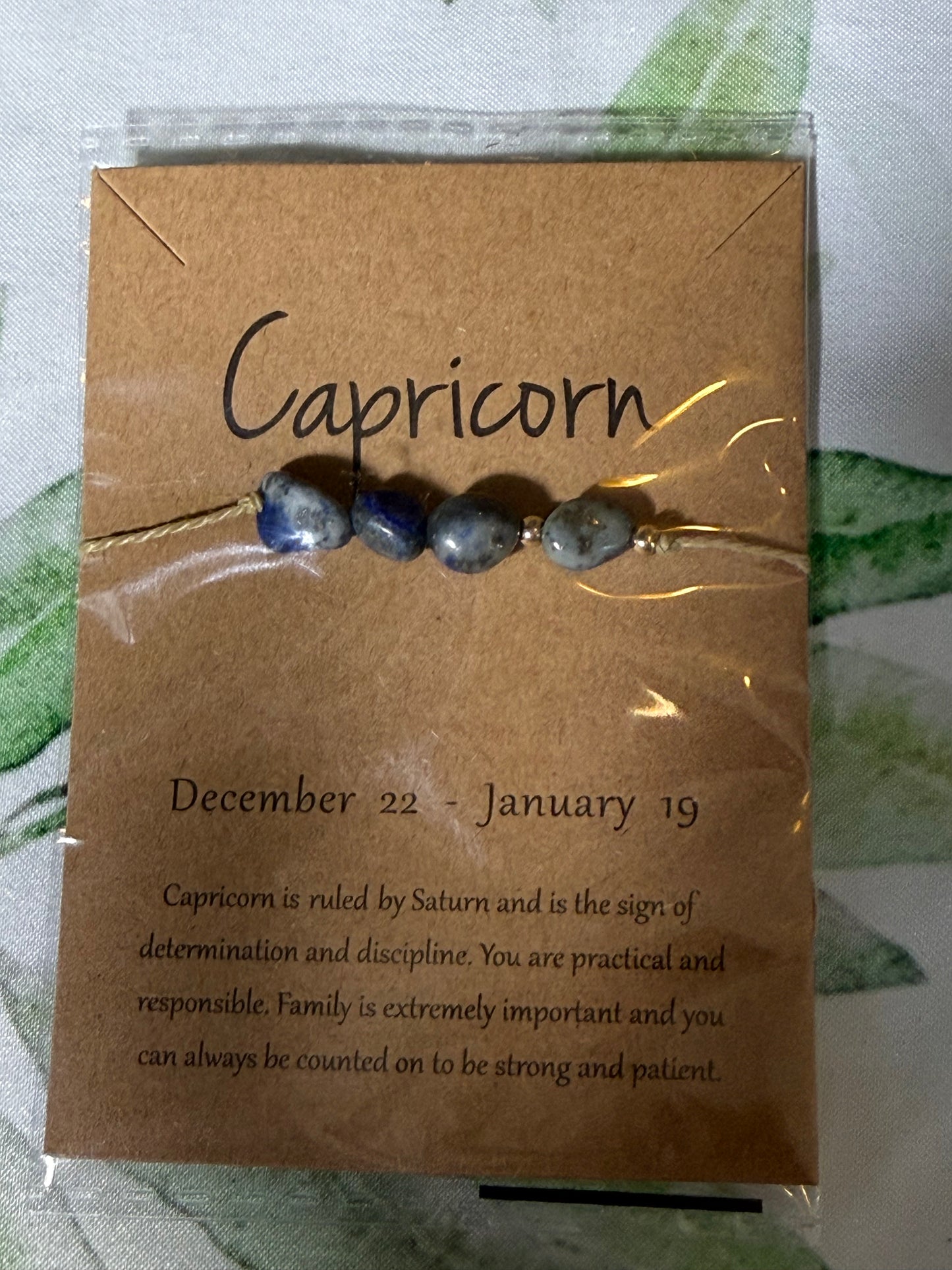 Minimalist Zodiac Bracelet | Simple Astrology Crystal Bracelet